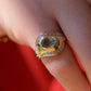 Dynamic Vintage Aquamarine Ring