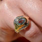 Dynamic Vintage Aquamarine Ring