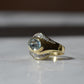 Dynamic Vintage Aquamarine Ring
