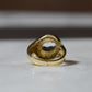 Dynamic Vintage Aquamarine Ring
