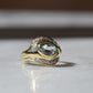 Dynamic Vintage Aquamarine Ring