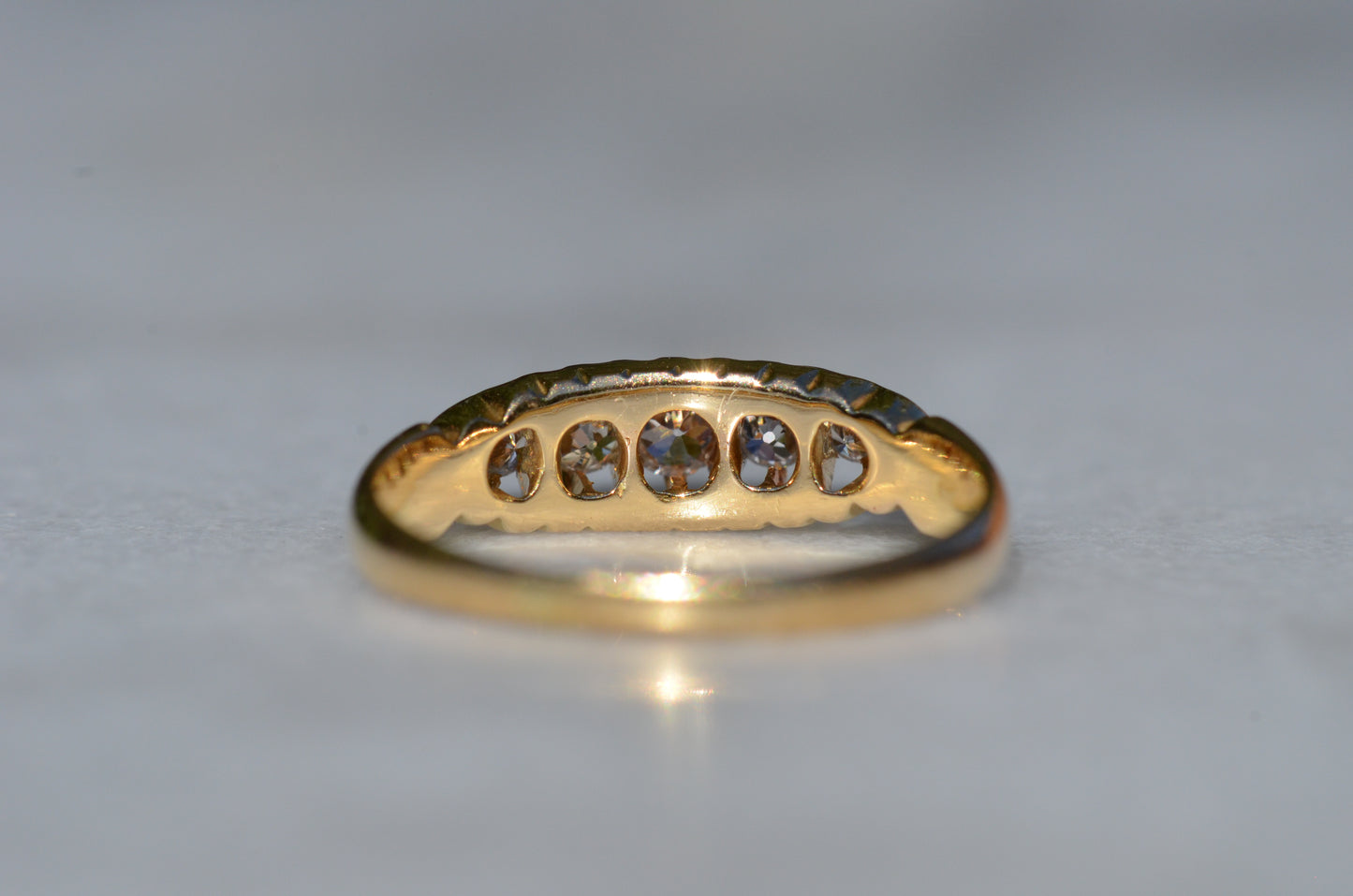 Easy Edwardian Five Stone Ring