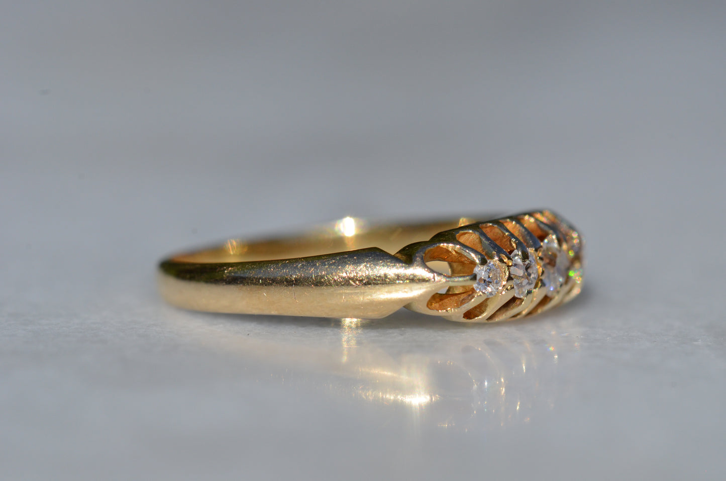 Easy Edwardian Five Stone Ring