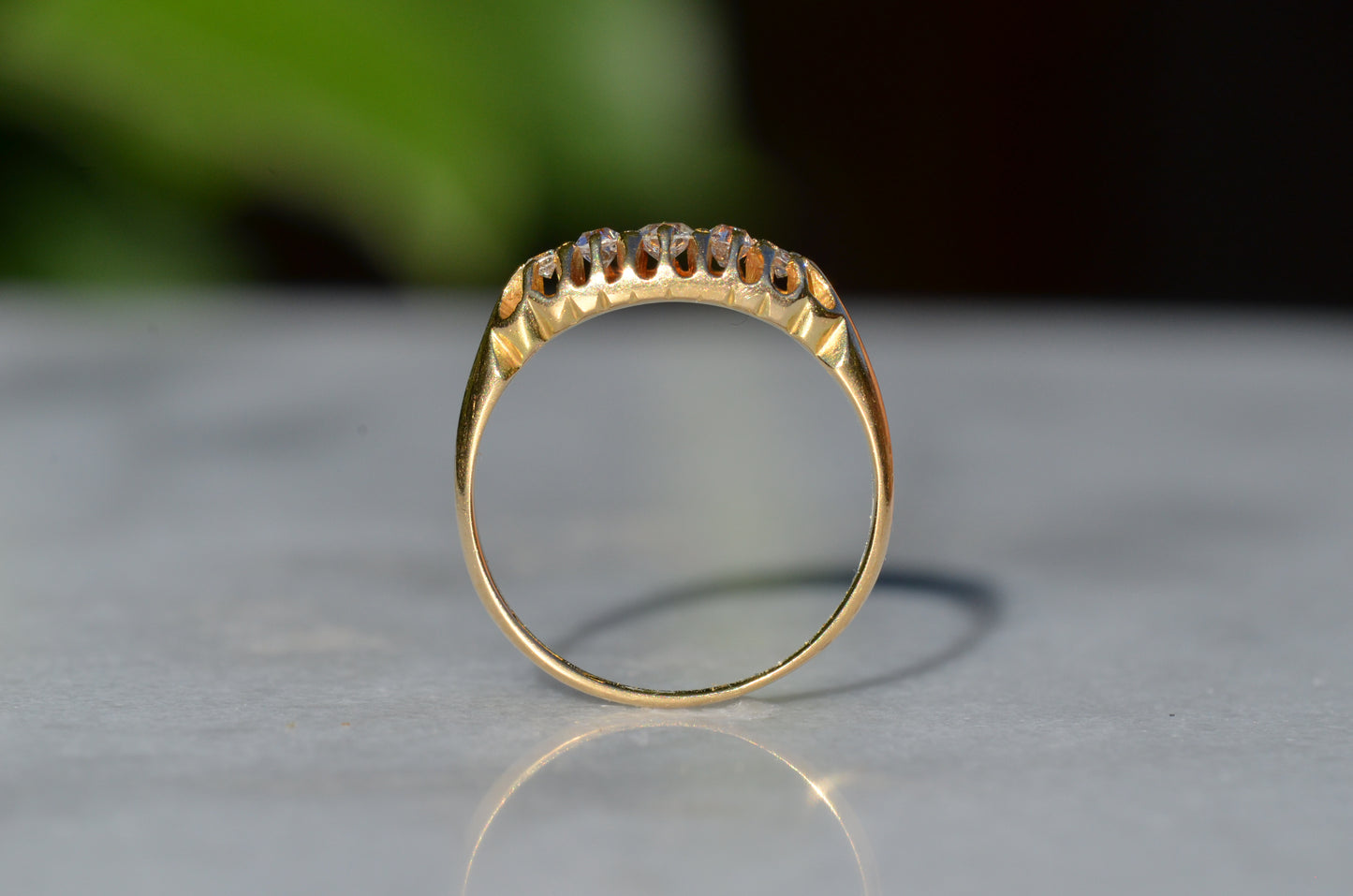Easy Edwardian Five Stone Ring