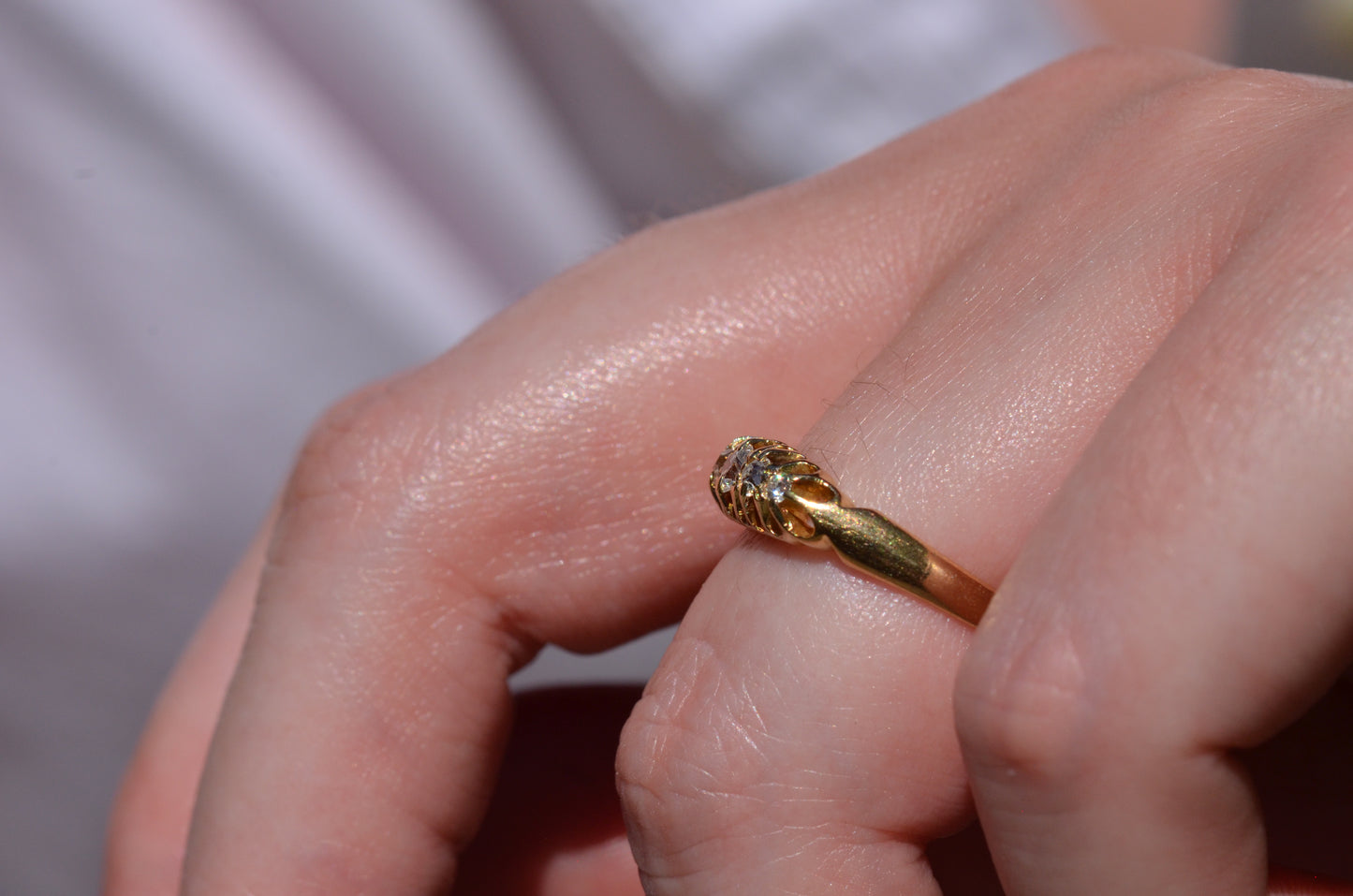 Easy Edwardian Five Stone Ring