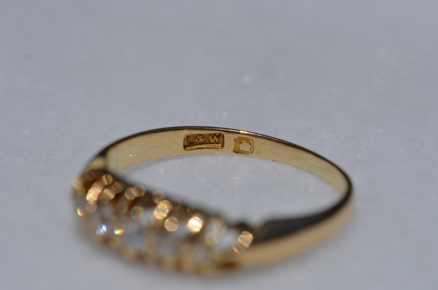 Easy Edwardian Five Stone Ring