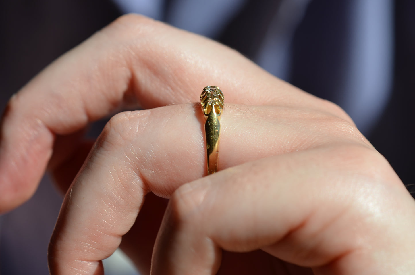 Easy Edwardian Five Stone Ring