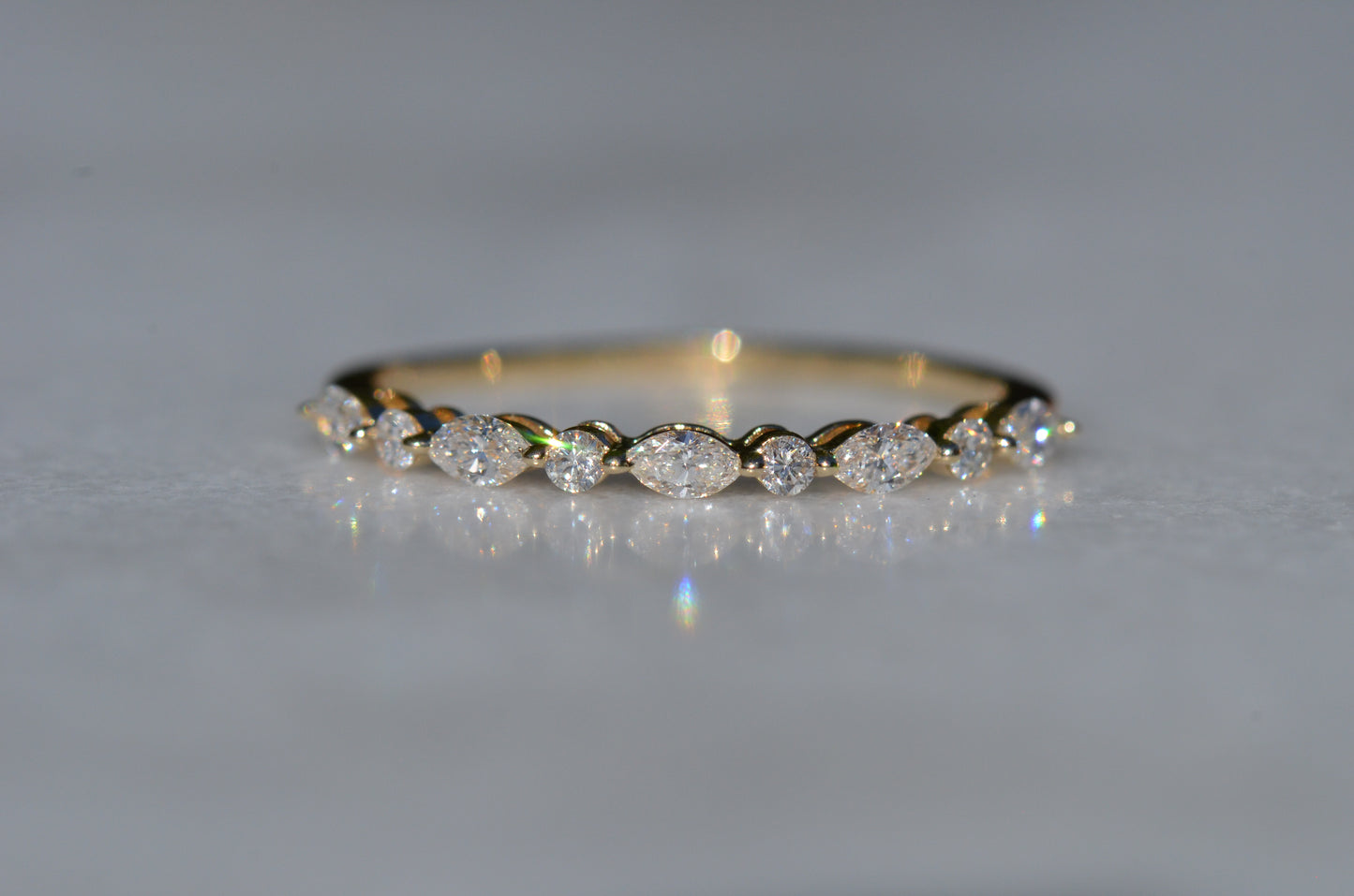 Dainty Estate Diamond Half Eternity