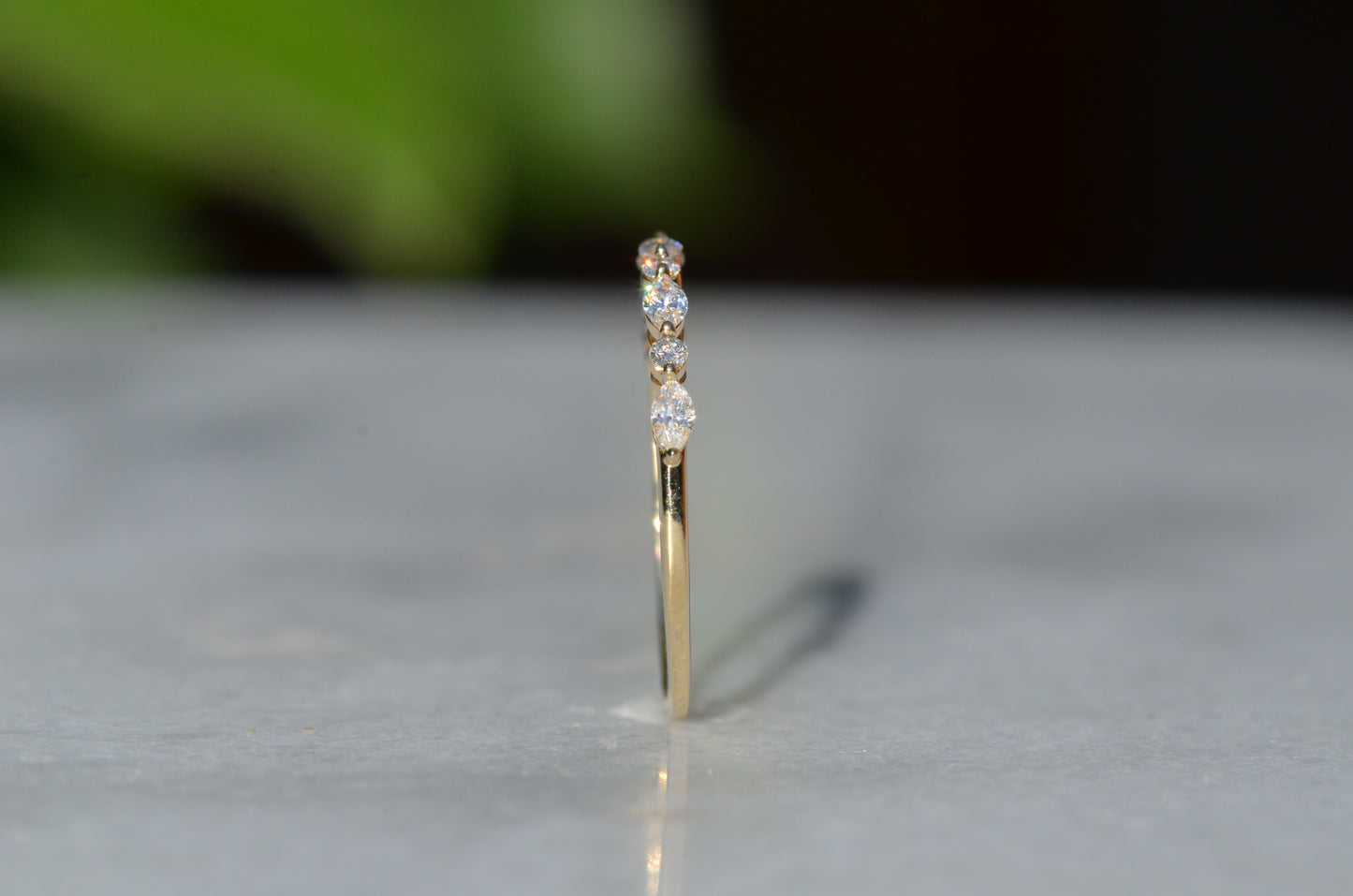 Dainty Estate Diamond Half Eternity