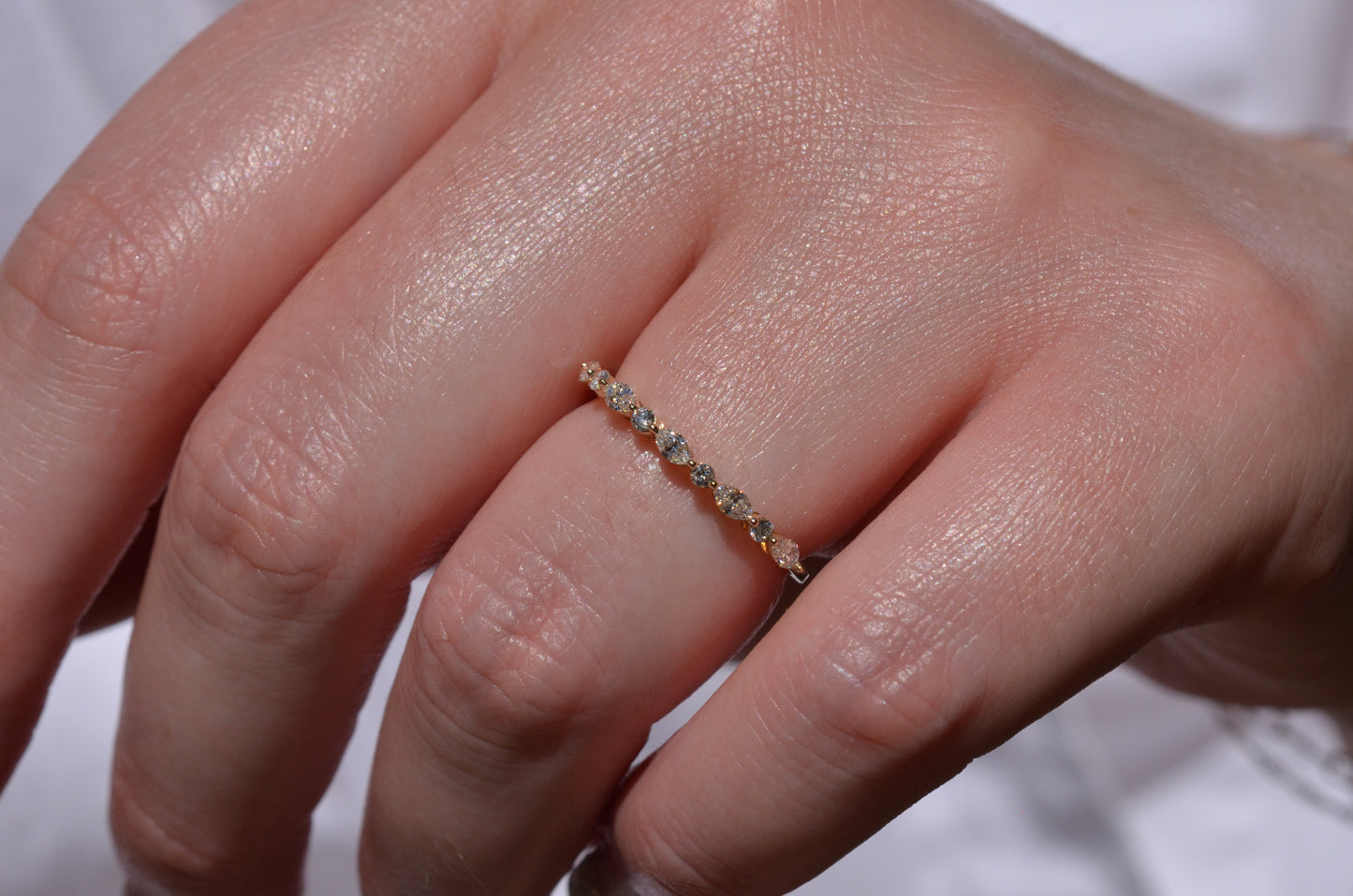 Dainty Estate Diamond Half Eternity