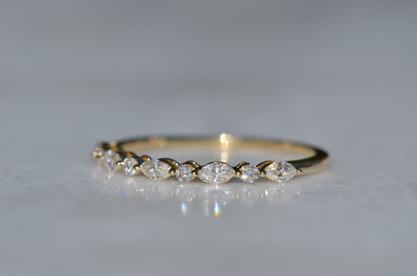 Dainty Estate Diamond Half Eternity