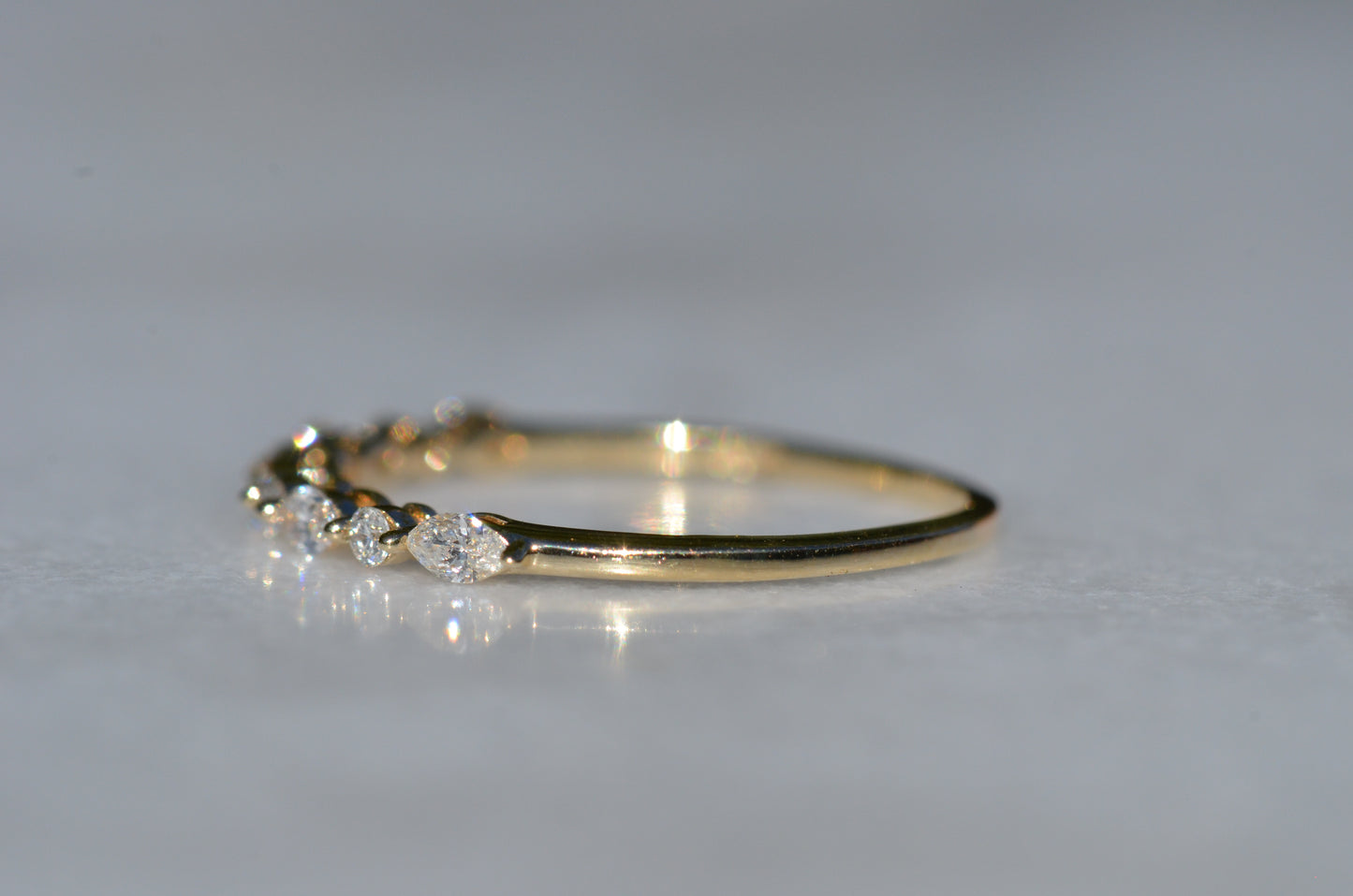 Dainty Estate Diamond Half Eternity