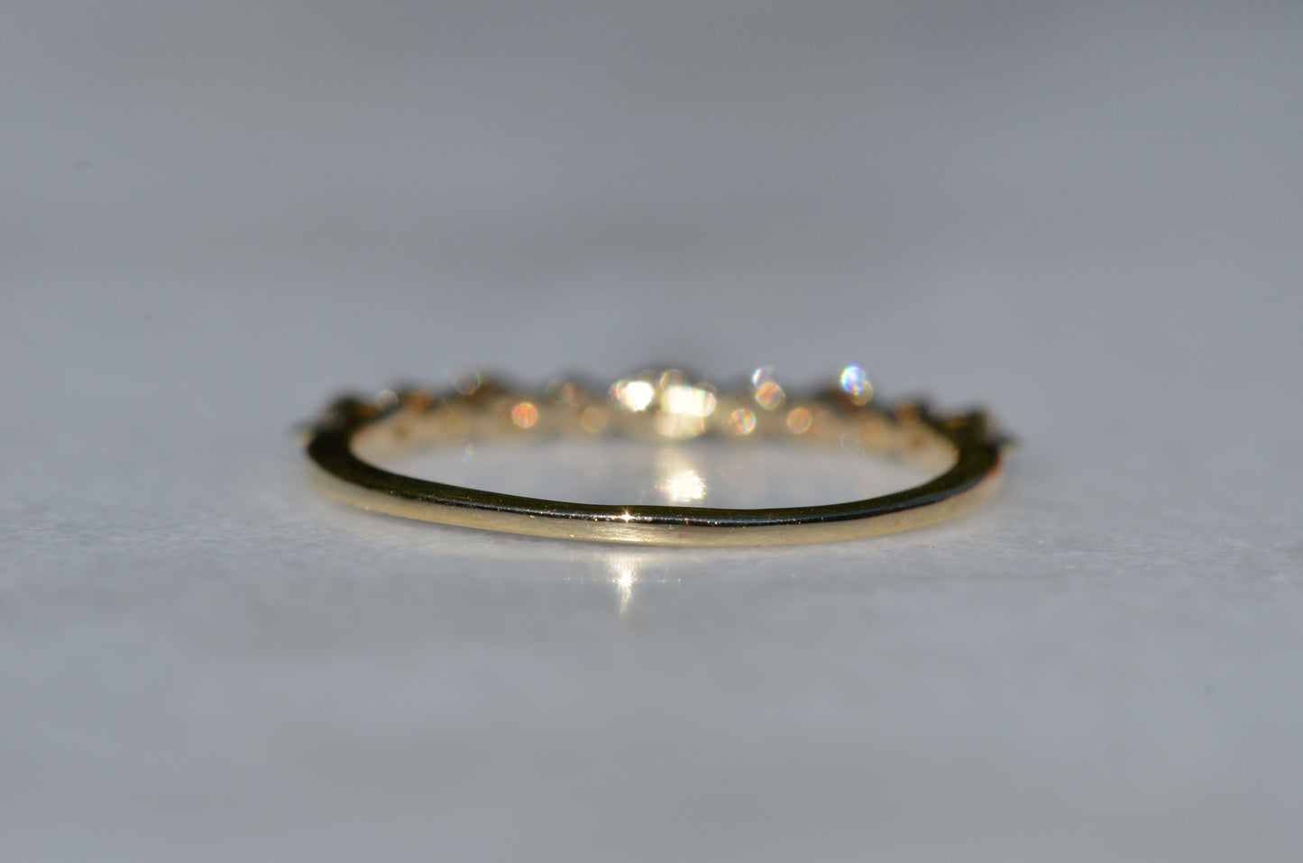 Dainty Estate Diamond Half Eternity