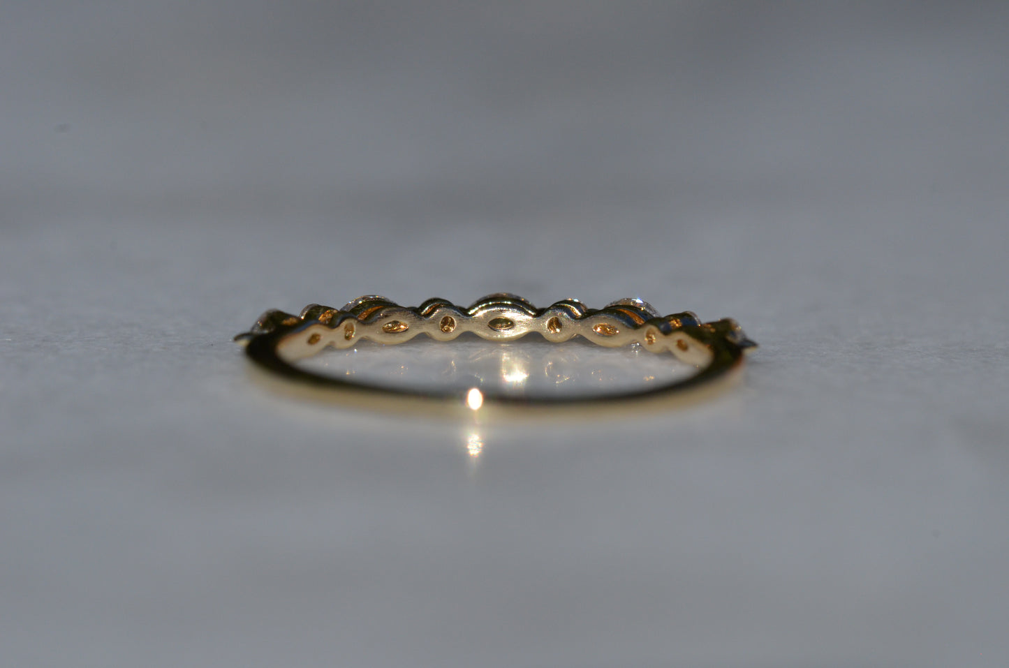 Dainty Estate Diamond Half Eternity