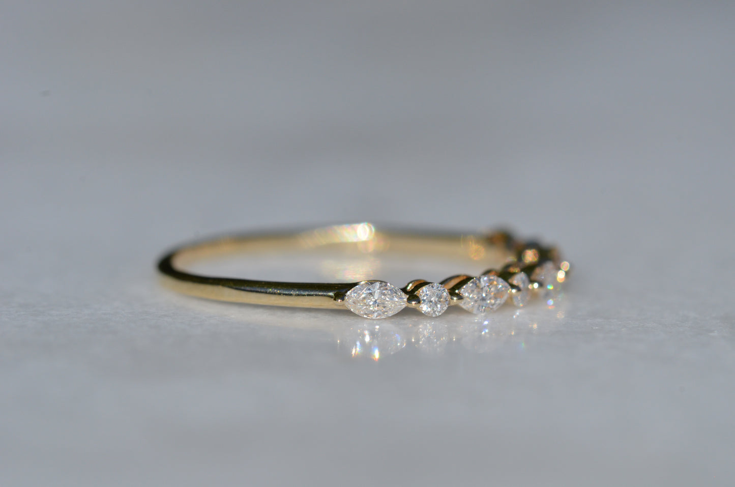 Dainty Estate Diamond Half Eternity