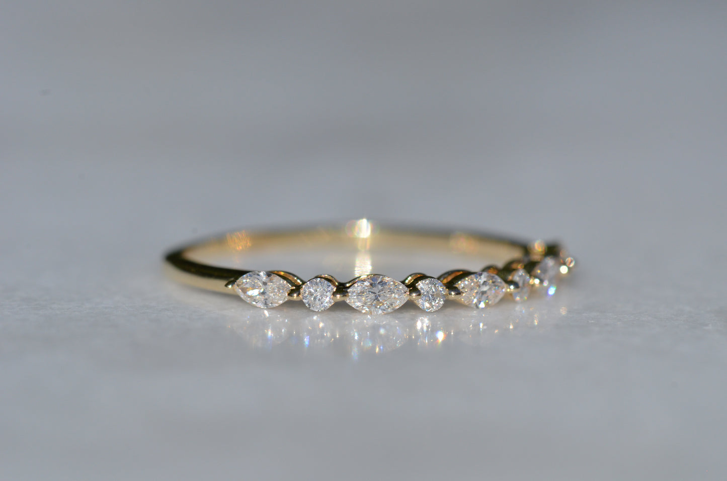 Dainty Estate Diamond Half Eternity