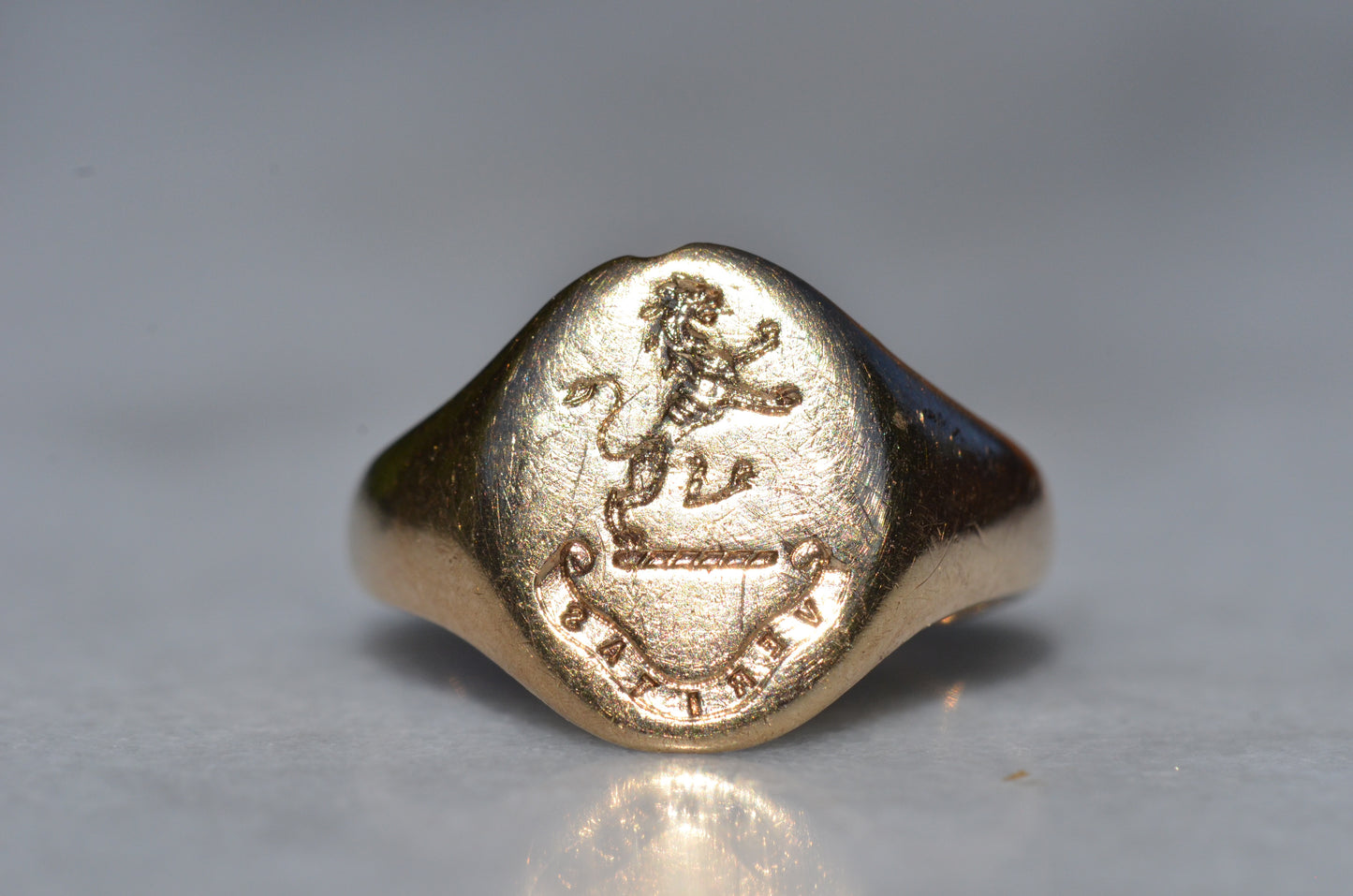 Symbolic Antique Signet Ring