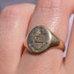 Symbolic Antique Signet Ring