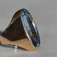 Dramatic Vintage Synthetic Spinel Cocktail Ring