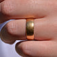 Heavy Inscribed 22k Band 1910 7.5