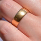 Heavy Inscribed 22k Band 1910 7.5