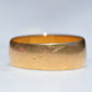 Heavy Inscribed 22k Band 1910 7.5
