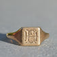 Sleek Vintage Signet Ring HE