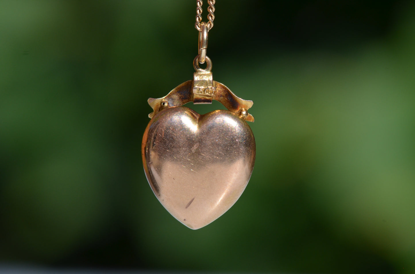 Romantic Antique Heart Pendant