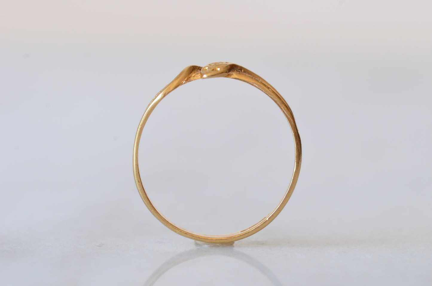 Slim Vintage Serpent Ring