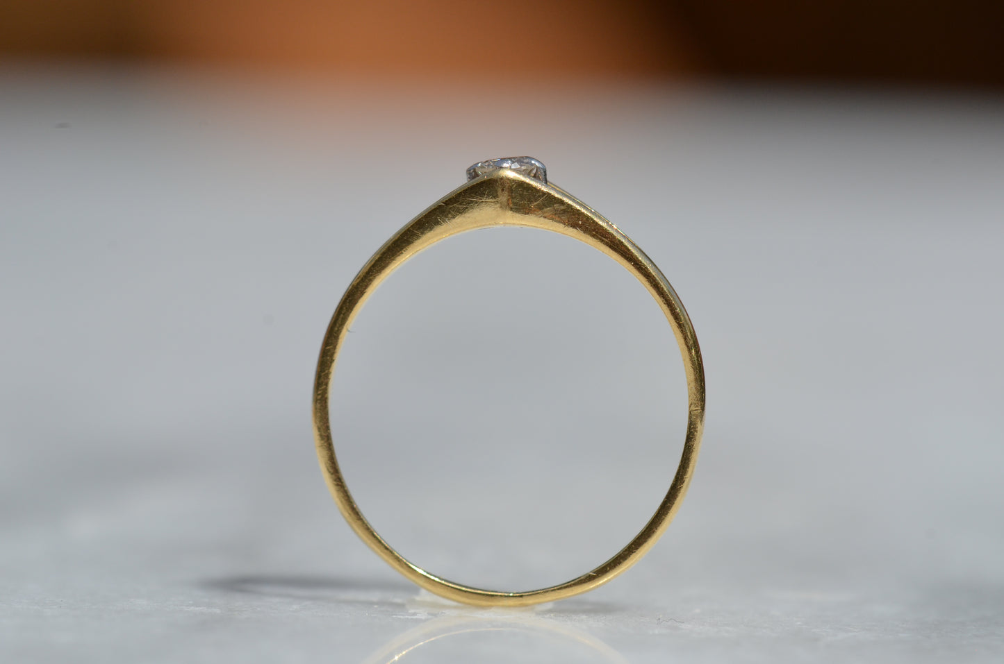 Sweet Vintage Diamond Eye Ring
