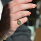 Bold Vintage Diamond Signet Ring