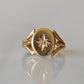 Bold Vintage Diamond Signet Ring