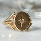 Bold Vintage Diamond Signet Ring