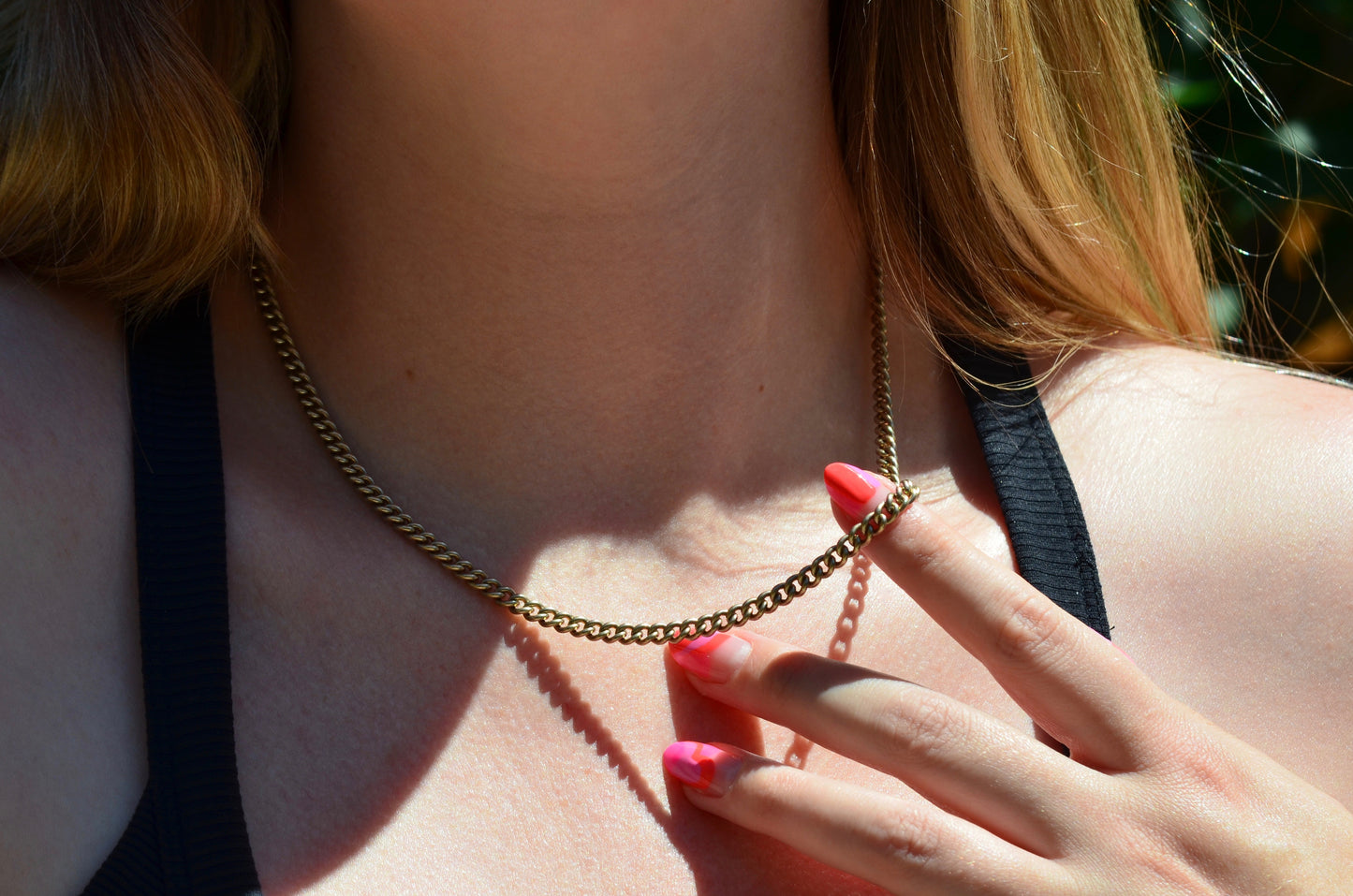 Warm Heavy Curb Watch Chain