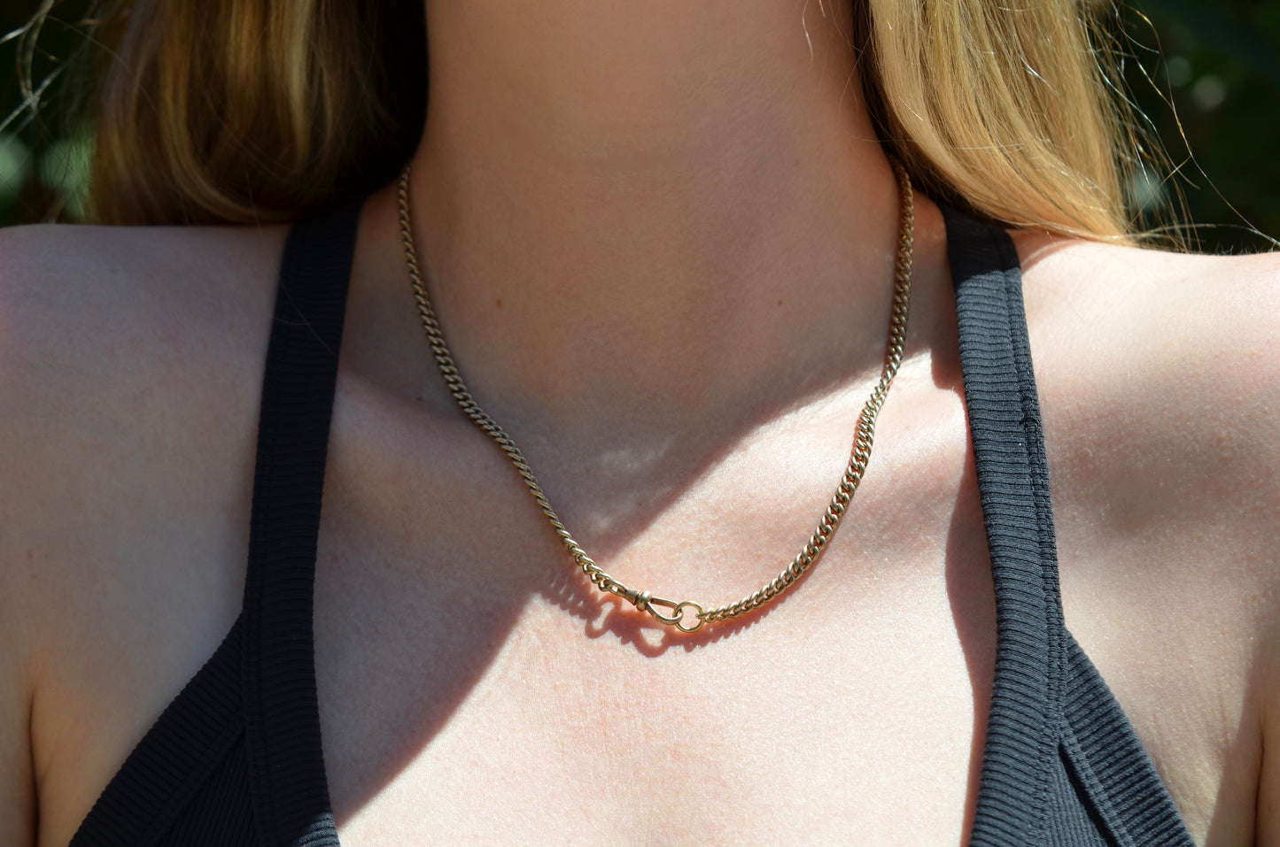 Warm Heavy Curb Watch Chain