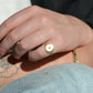 Bold Vintage Diamond Signet Ring