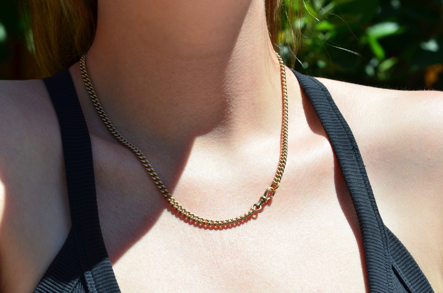 Warm Heavy Curb Watch Chain