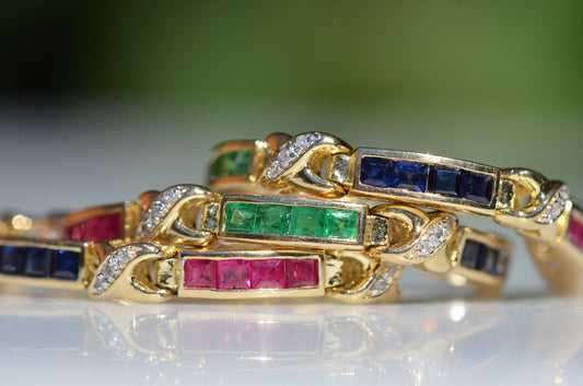 Vibrant Vintage Multistone Bracelet