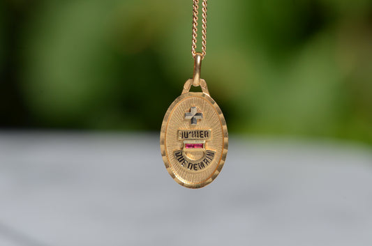 Personalized Vintage Médaille d’Amour