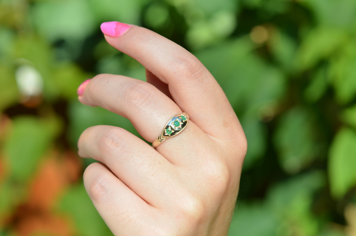 Darling Antique-Inspired Emerald Ring