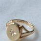 Bold Vintage Diamond Signet Ring