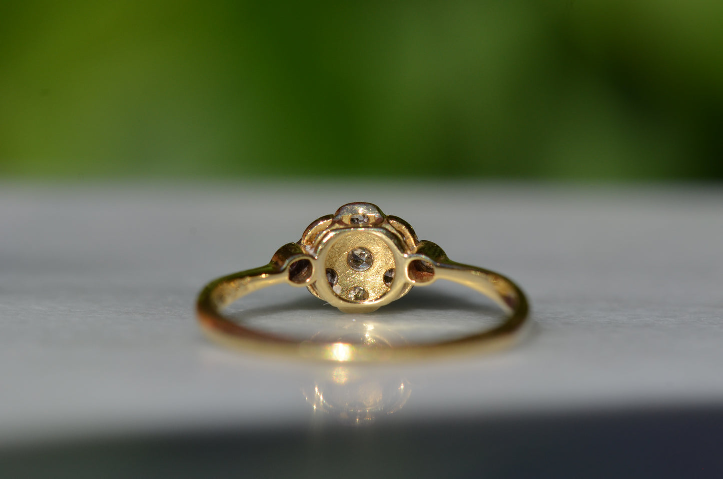 Darling Antique Daisy Cluster Ring 28-2-22