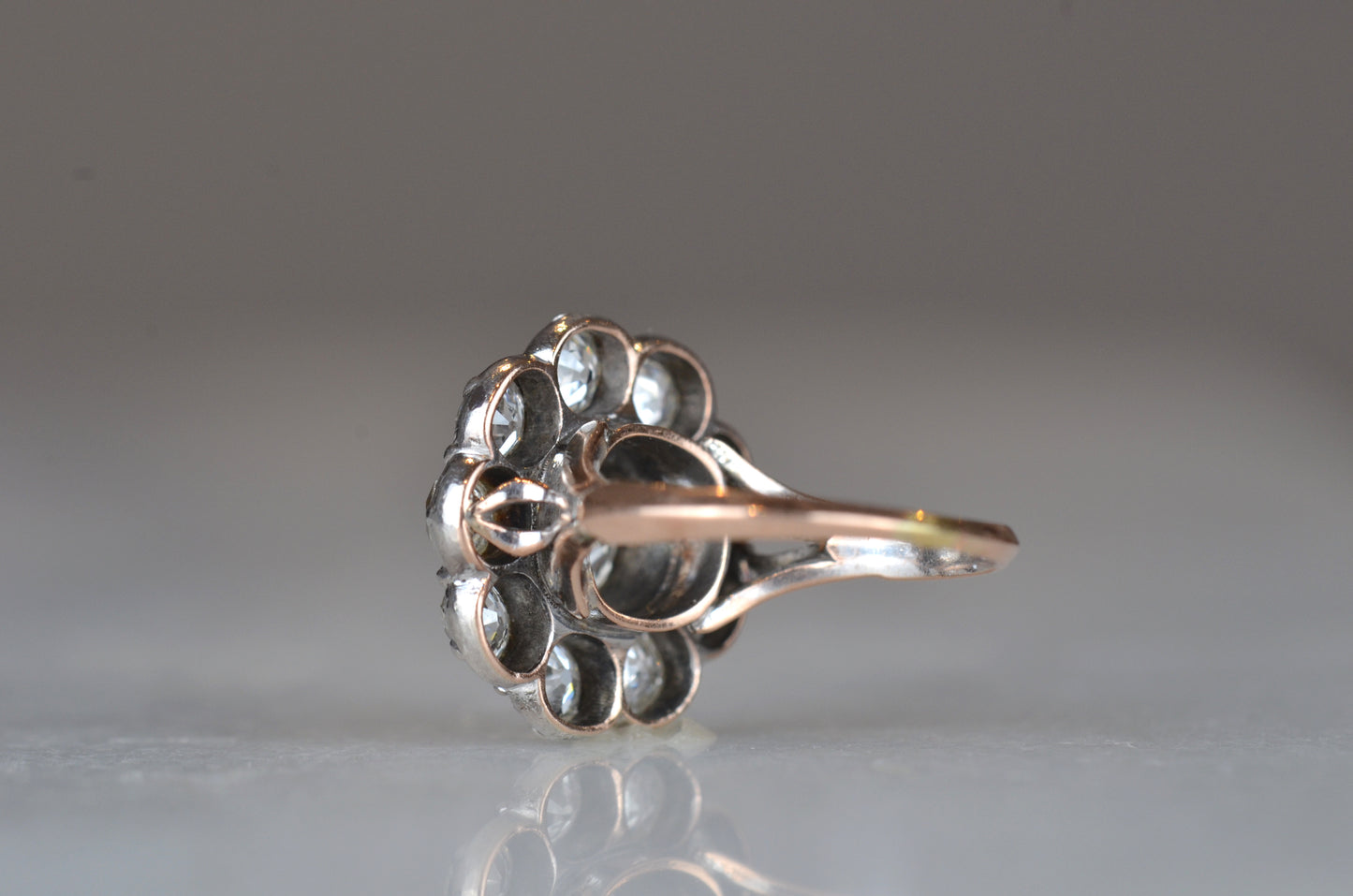 Outstanding Antique Cluster Ring