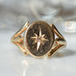 Bold Vintage Diamond Signet Ring