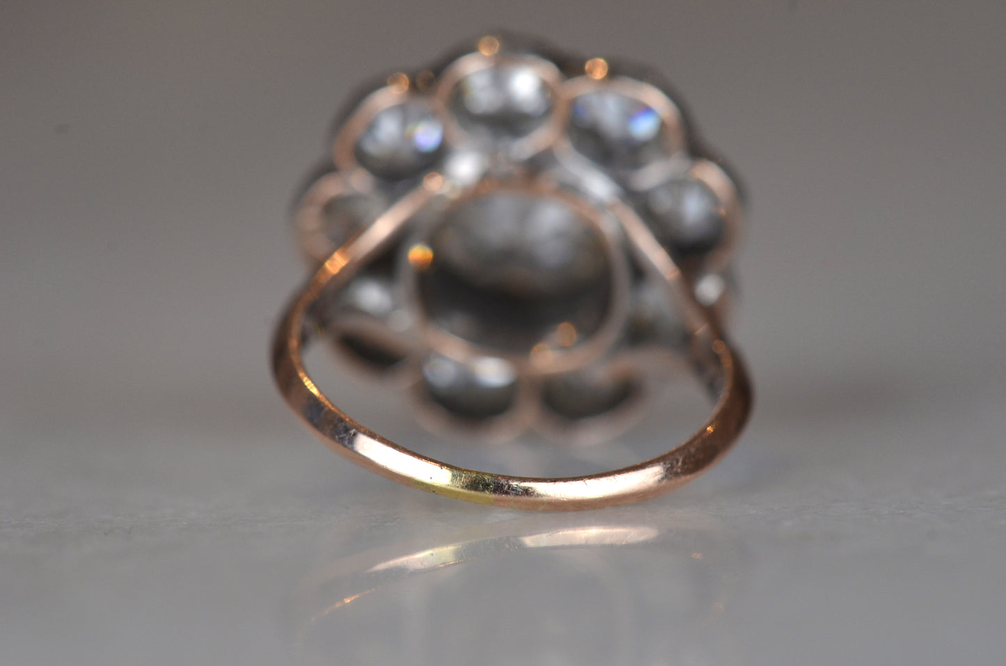 Outstanding Antique Cluster Ring