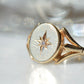 Bold Vintage Diamond Signet Ring
