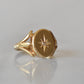 Bold Vintage Diamond Signet Ring