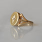 Bold Vintage Diamond Signet Ring