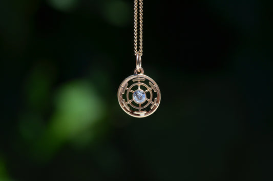 Edwardian Wayfinder Diamond Pendant