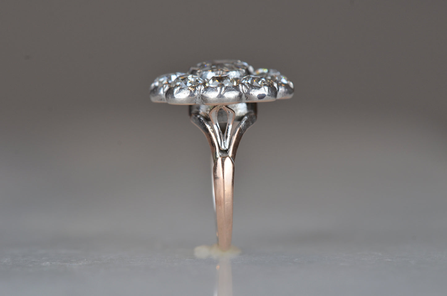 Outstanding Antique Cluster Ring